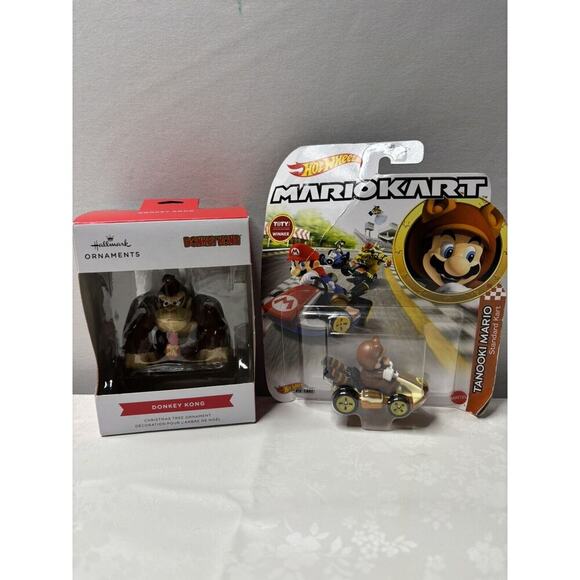 2023 Hallmark Nintendo DONKEY KONG Christmas Tree Ornament New in Box Monkey - Picture 1 of 5